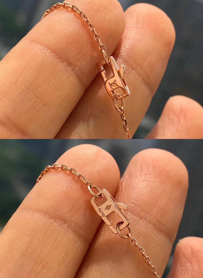 [Glow Muse]BLOSSOM PENDANT PINK GOLD AND DIAMOND