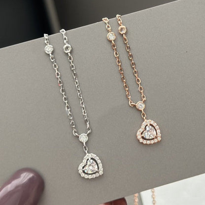 [Glow Muse]JOY HEART DIAMOND NECKLACE