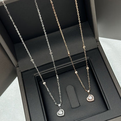[Glow Muse]JOY HEART DIAMOND NECKLACE