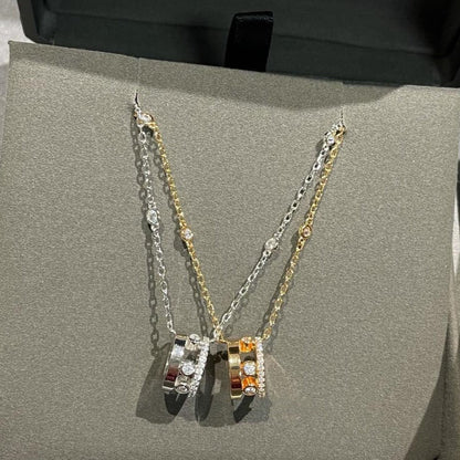 [Glow Muse]CHAIN MOVE ROMANE PEDAND NECKLACE