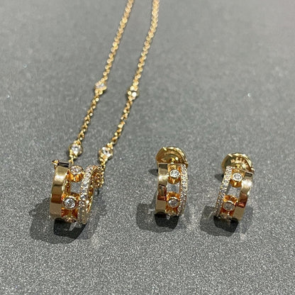 [Glow Muse]CHAIN MOVE ROMANE PEDAND NECKLACE