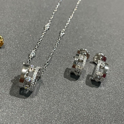 [Glow Muse]CHAIN MOVE ROMANE PEDAND NECKLACE