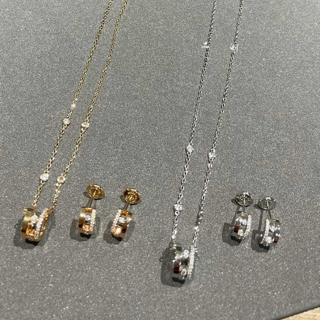 [Glow Muse]CHAIN MOVE ROMANE PEDAND NECKLACE