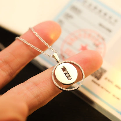 [Glow Muse]Demo MOVE MM SILVER DIAMOND NECKLACE