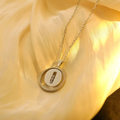 [Glow Muse]Demo MOVE MM SILVER DIAMOND NECKLACE