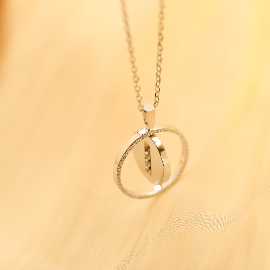 [Glow Muse]Demo MOVE MM SILVER DIAMOND NECKLACE