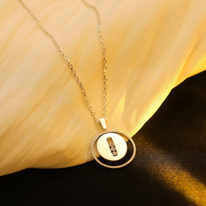 [Glow Muse]Demo MOVE MM SILVER DIAMOND NECKLACE