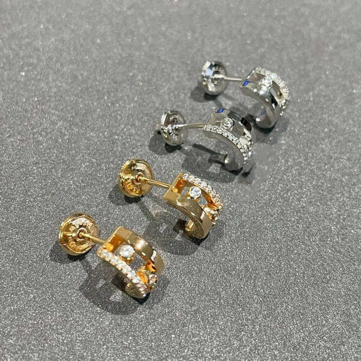 [Glow Muse]MOVE ROMANE EARRINGS DIAMOND