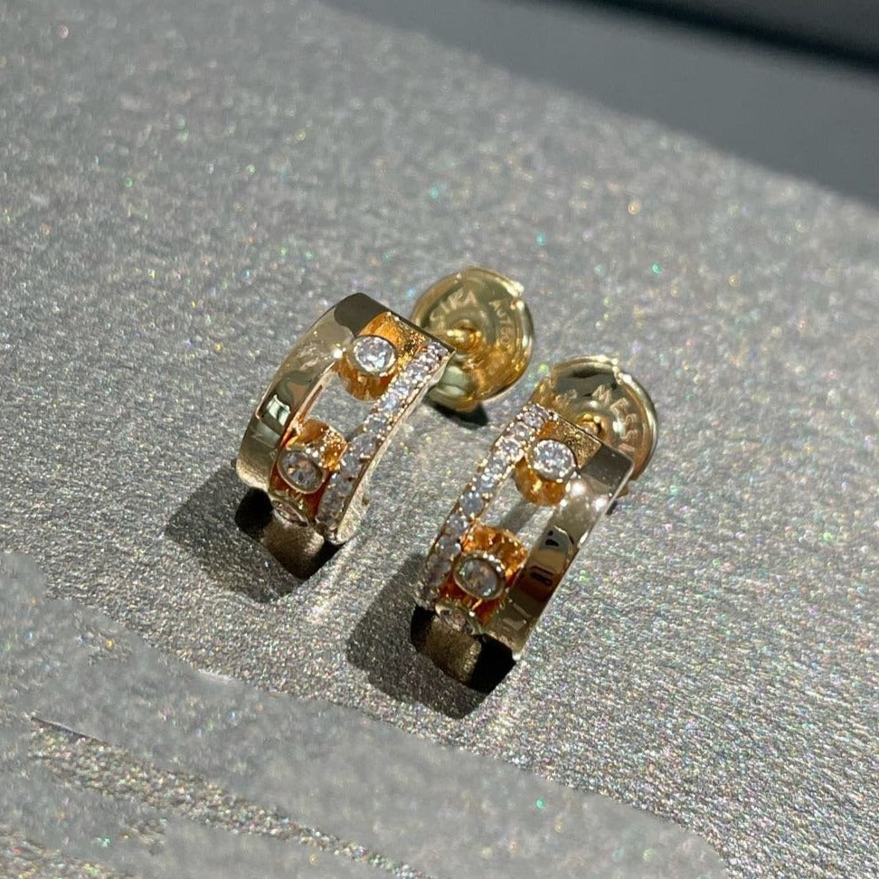[Glow Muse]MOVE ROMANE EARRINGS DIAMOND