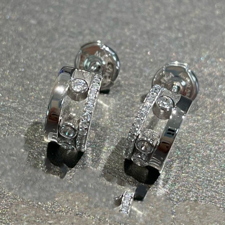 [Glow Muse]MOVE ROMANE EARRINGS DIAMOND