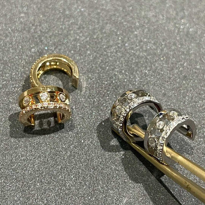 [Glow Muse]MOVE ROMANE EARRINGS DIAMOND