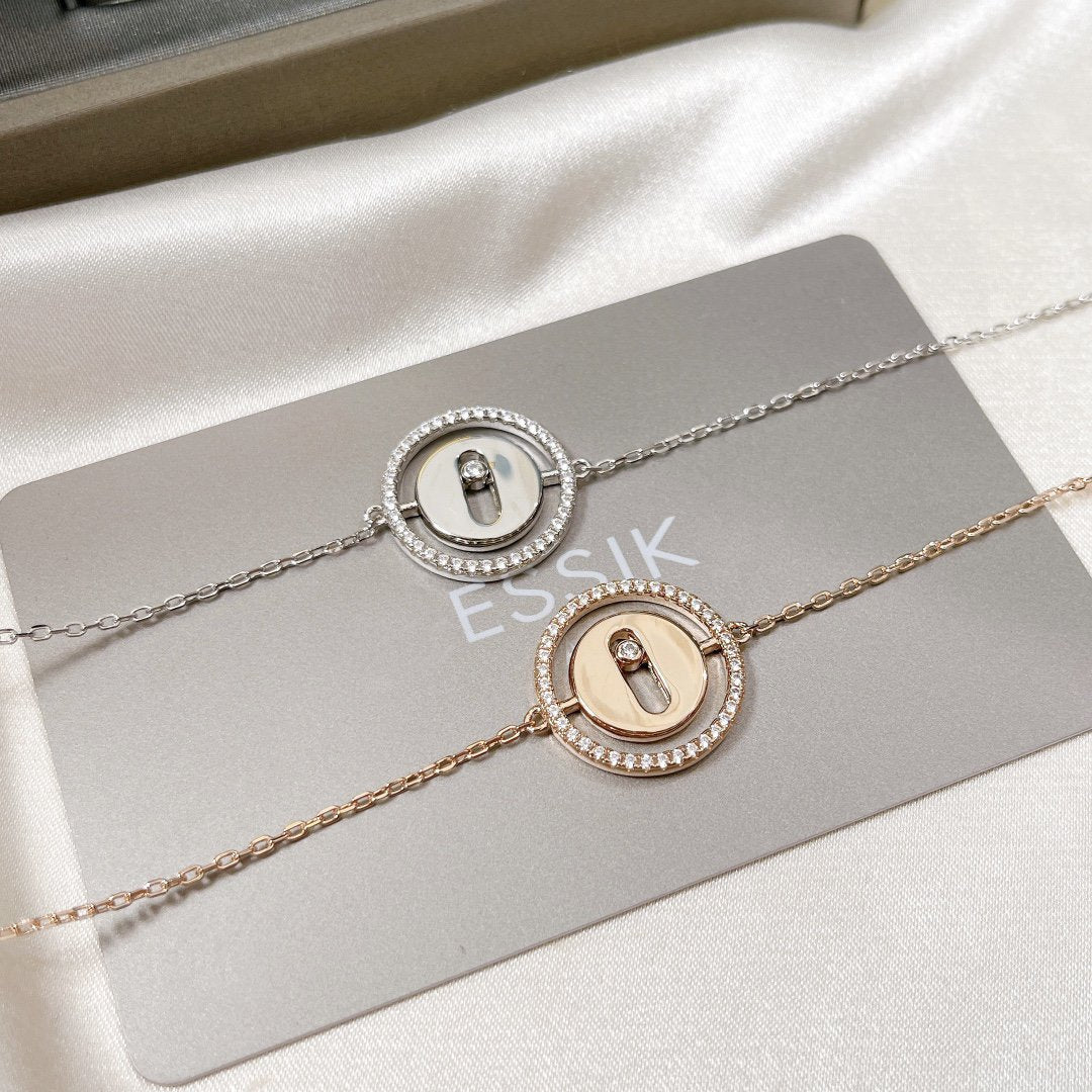 [Glow Muse]Demo MOVE PAVED DIAMOND BRACELET