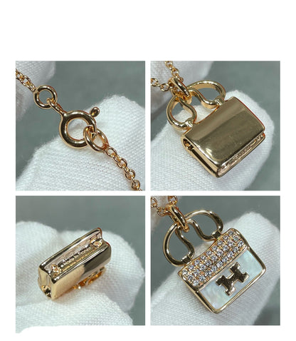 [Glow Muse]H CIRCE MOISSANITE PENDANT NECKLACE GOLD