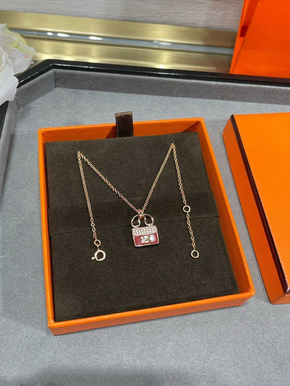 [Glow Muse]H CIRCE MOISSANITE PENDANT NECKLACE GOLD