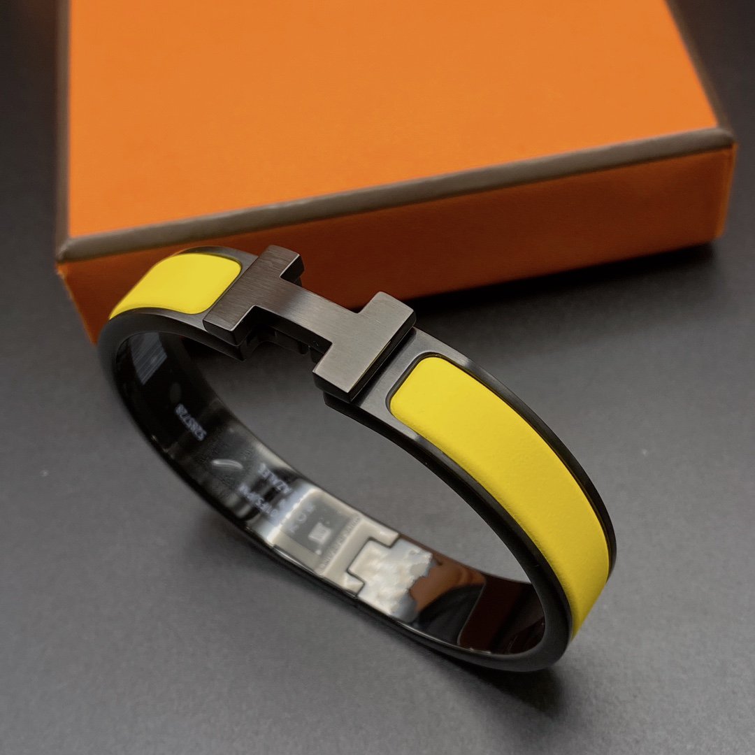 [Glow Muse]CLIC HM SO BLACK YELLOW BRACELET
