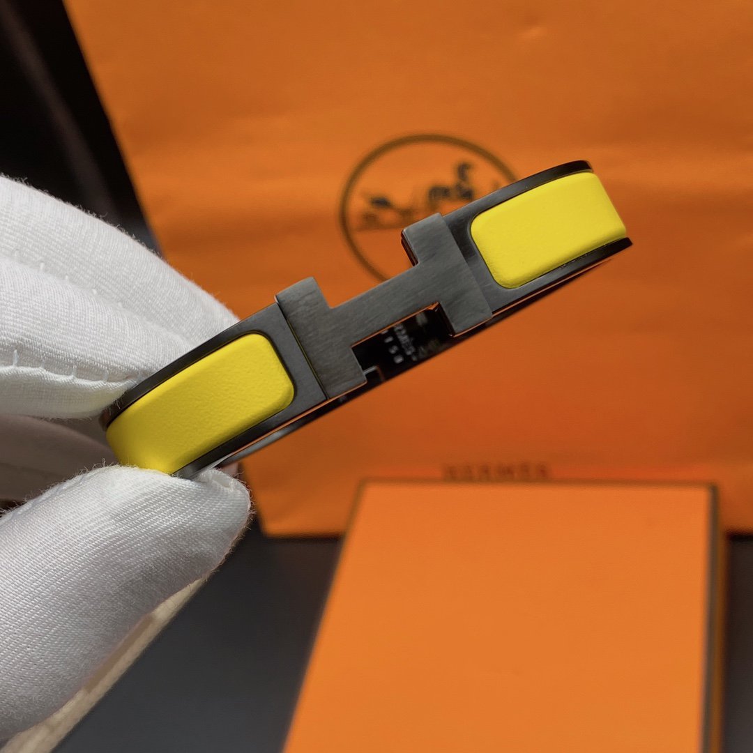 [Glow Muse]CLIC HM SO BLACK YELLOW BRACELET