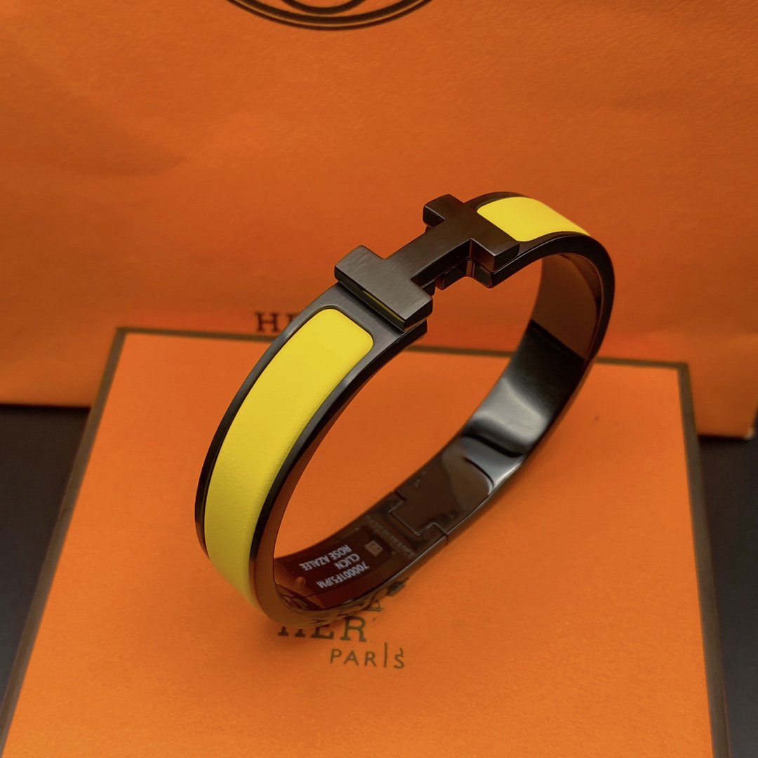 [Glow Muse]CLIC HM SO BLACK YELLOW BRACELET