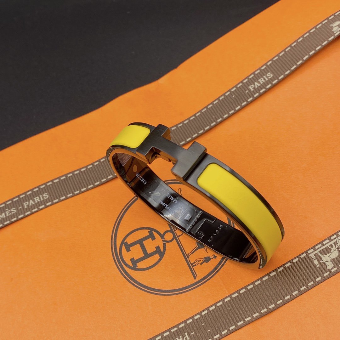 [Glow Muse]CLIC HM SO BLACK YELLOW BRACELET