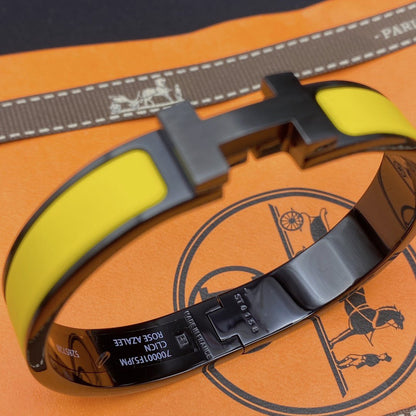 [Glow Muse]CLIC HM SO BLACK YELLOW BRACELET