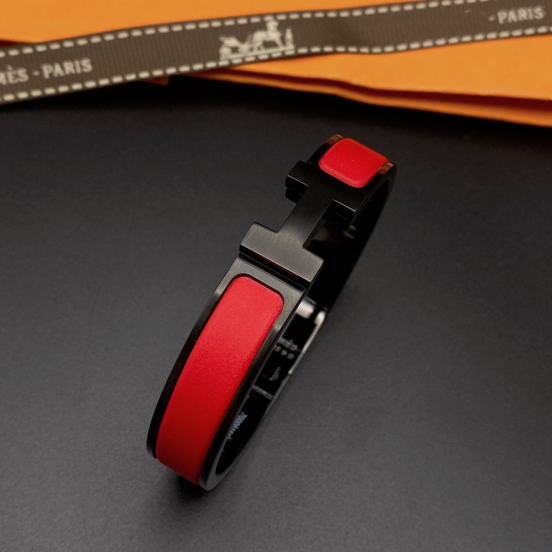 [Glow Muse]CLIC HM SO BLACK RED BRACELET