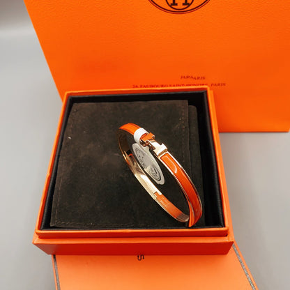 [Glow Muse]CLASSIC HM CLIC RED 8MM ENAMEL BRACELET