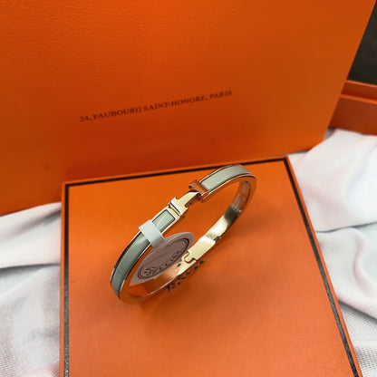 [Glow Muse]CLASSIC HM CLIC GREEN 8MM ENAMEL BRACELET