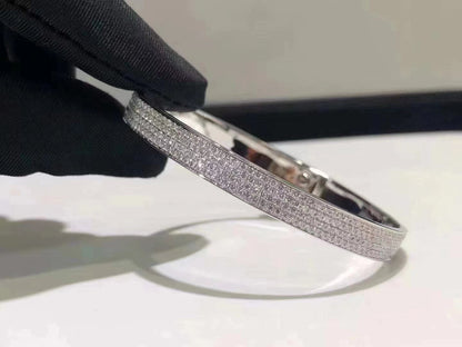 [Glow Muse]HM KELLY BRACELET IN SILVER AND FULL PAVE DIAMOND