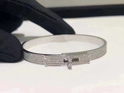 [Glow Muse]HM KELLY BRACELET IN SILVER AND FULL PAVE DIAMOND