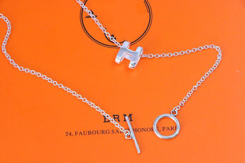 [Glow Muse]HM NECKLACE H LETTER OVAL SERIES