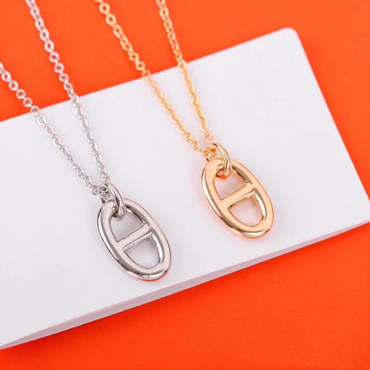[Glow Muse]HM PIG NOSE NECKLACE