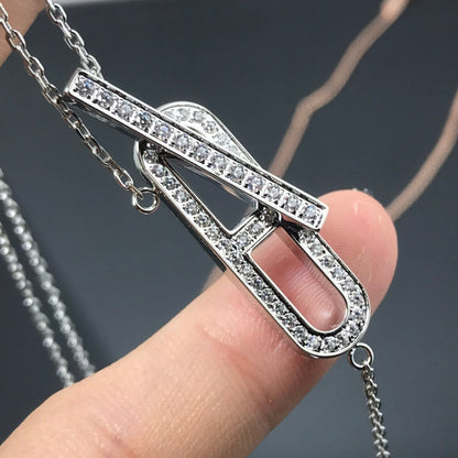 [Glow Muse]HM NECKLACE PLATINUM ROSE GOLD DIAMOND