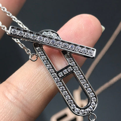 [Glow Muse]HM NECKLACE PLATINUM ROSE GOLD DIAMOND