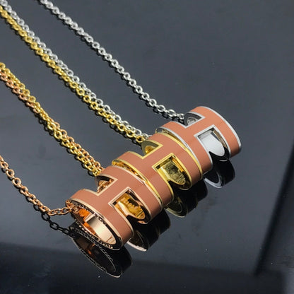 [Glow Muse]H NECKLACE BROWN
