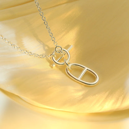 [Glow Muse]HM CHAINE D'ANCRE PENDANT NECKLACE STERLING SILVER