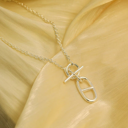 [Glow Muse]HM CHAINE D'ANCRE PENDANT NECKLACE STERLING SILVER