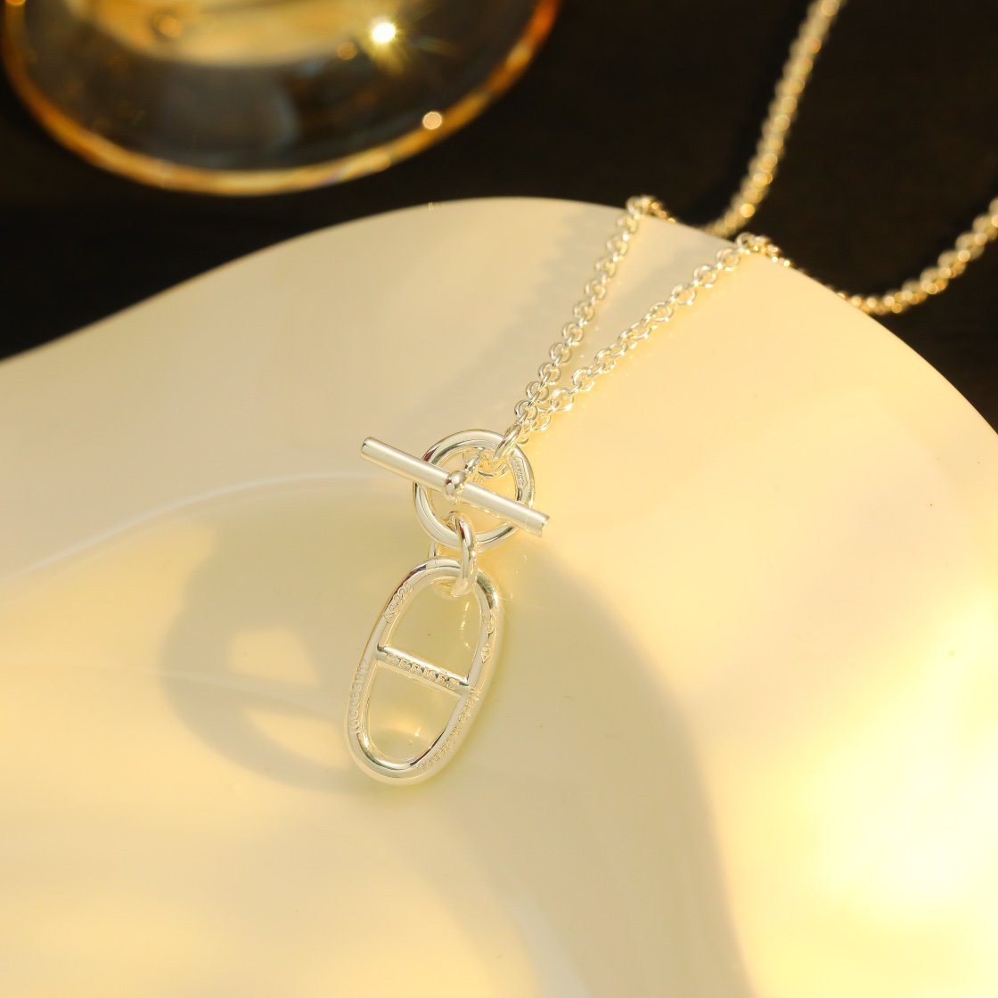 [Glow Muse]HM CHAINE D'ANCRE PENDANT NECKLACE STERLING SILVER
