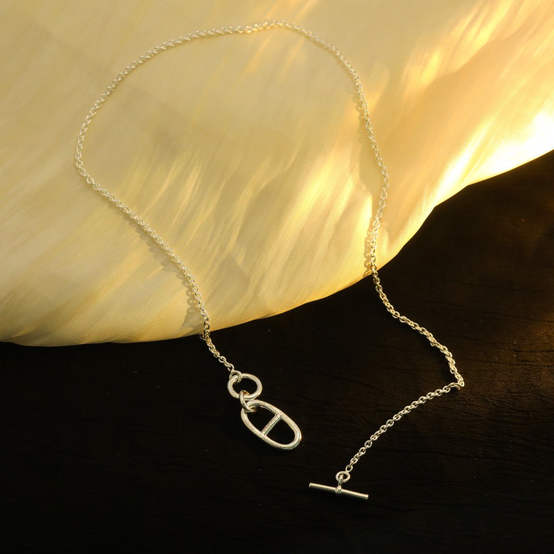 [Glow Muse]HM CHAINE D'ANCRE PENDANT NECKLACE STERLING SILVER