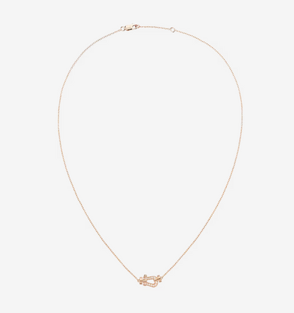 [Glow Muse]FORCE 10 DIAMOND PINK GOLD NECKLACE MINI MODEL