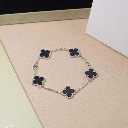 [⭐Glow Muse] CLOVER 5 MOTIF ONYXS BRACELET COLLECTION