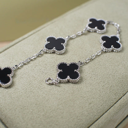 [⭐Glow Muse] CLOVER 5 MOTIF ONYXS BRACELET COLLECTION