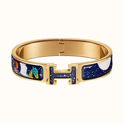 [Glow Muse]H STAR AND MOON BRACELET 12MM