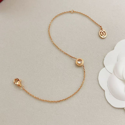 [Glow Muse jewelrys]CT New Single Diamond Bracelet