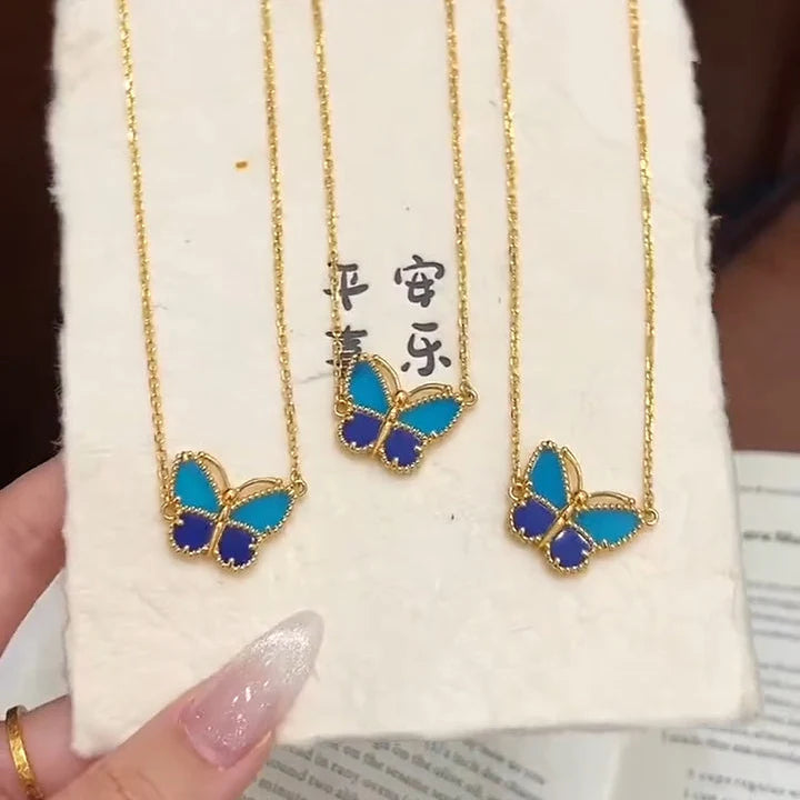 [Glow Muse] 2026 NEW LUCKY BUTTERFLY 1 MOTIFS NECKLACE