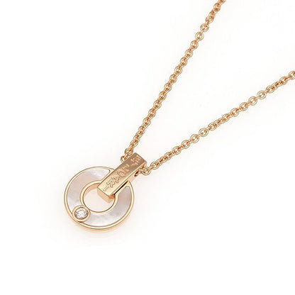 [Glow Muse]GARI NECKLACE PINK GOLD MOP