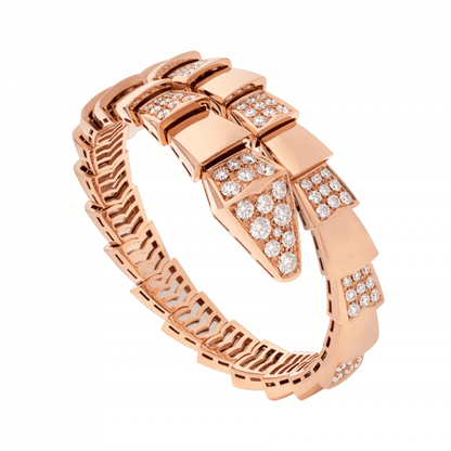 [Glow Muse]SERPENTI WIDE BRACELET PINK GOLD DIAMOND