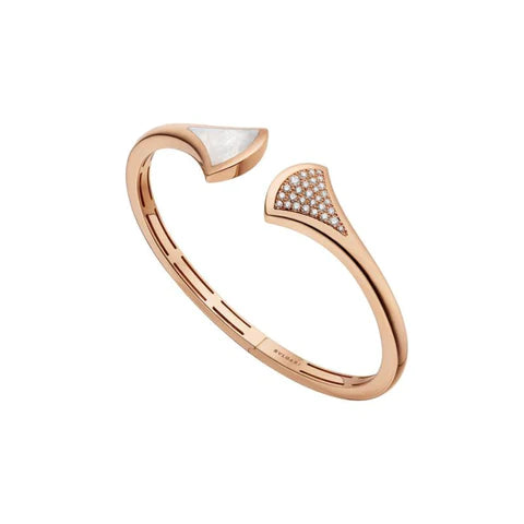 [Glow Muse]DREAM BRACELET OPEN PINK GOLD MOP DIAMOND