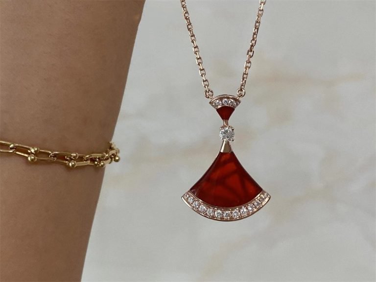 [Glow Muse]DREAM NECKLACE CARNELIAN DIAMOND
