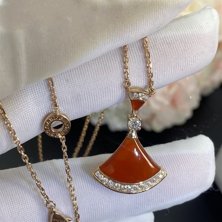 [Glow Muse]DREAM NECKLACE CARNELIAN DIAMOND
