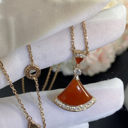 [Glow Muse]DREAM NECKLACE CARNELIAN DIAMOND