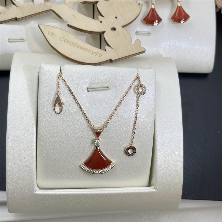 [Glow Muse]DREAM NECKLACE CARNELIAN DIAMOND